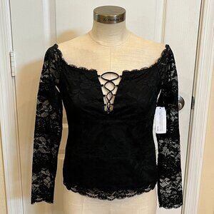 Guess Lace Top  NWT